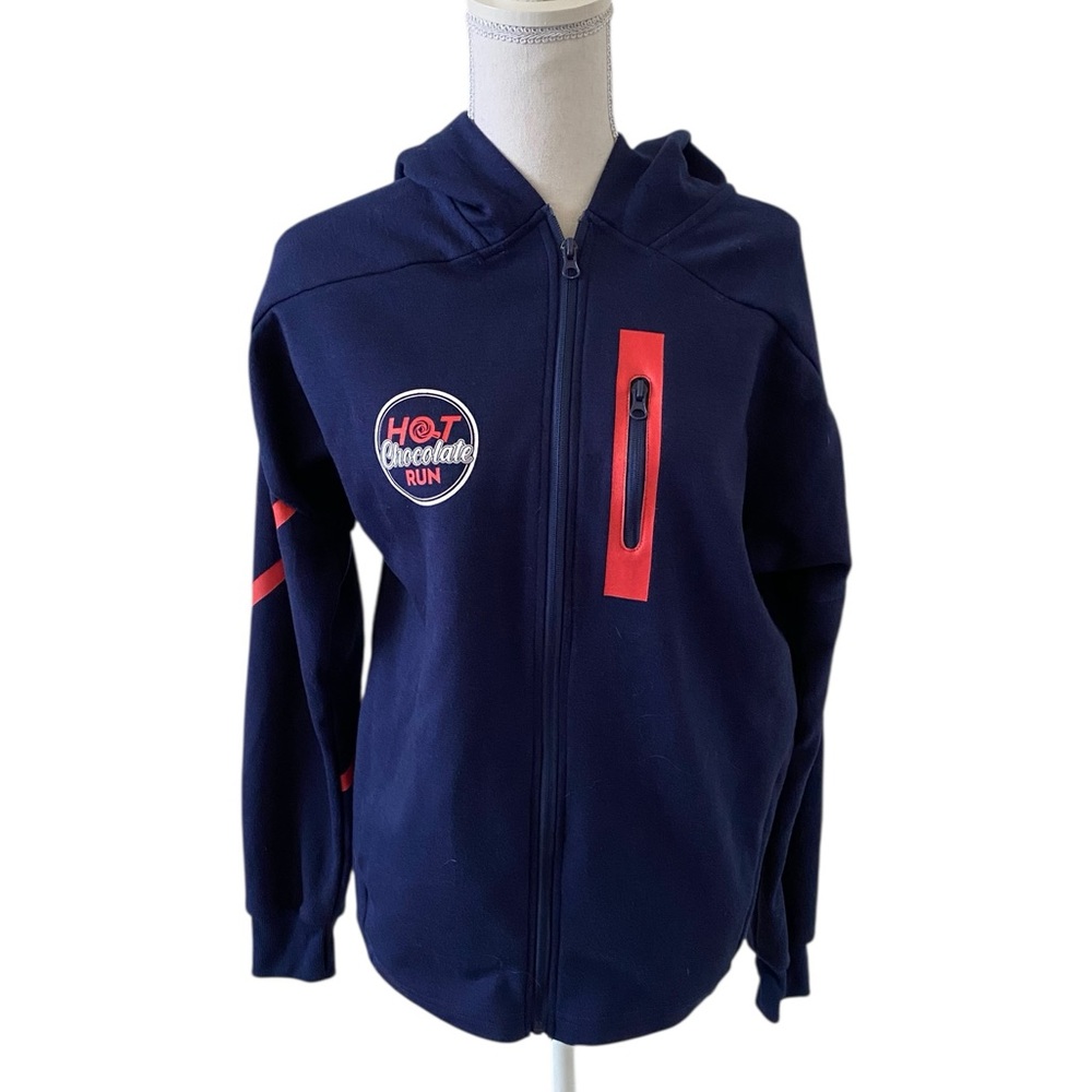 Ventures Endurance Hot Chocolate Run Zip Up Hoodie Jacket Size Medium